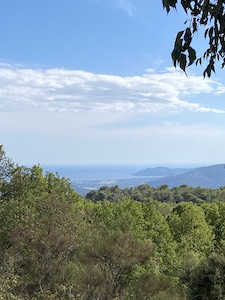 vue sur mer méditérannée