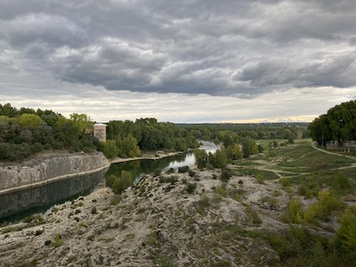 vue de la région du Pont du Gard